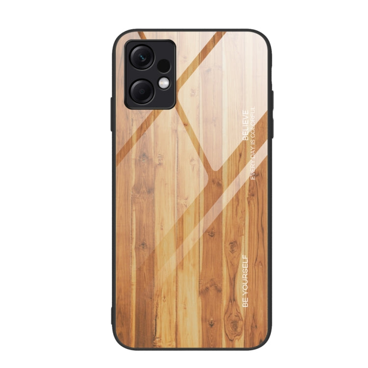 Light brown wood-grain TPU phone case with diagonal geometric stripes