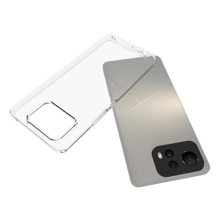 Waterproof textured TPU phone case, clear frame with camera and port openings visible