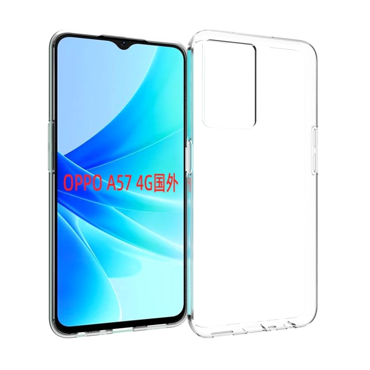 Transparent TPU phone case with camera opening and port cutouts, protective corners