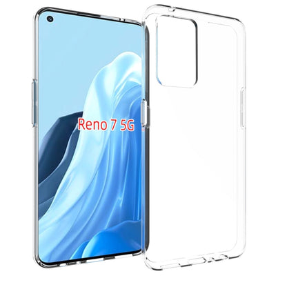 Clear TPU phone case with front and back coverage and side button cutouts