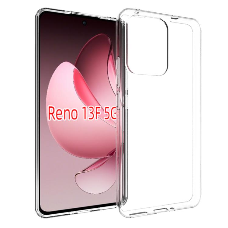 Transparent TPU phone case with camera cutout and slim protective edges