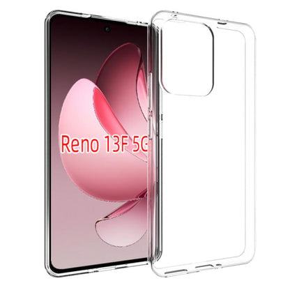 Transparent TPU phone case with camera cutout and slim protective edges