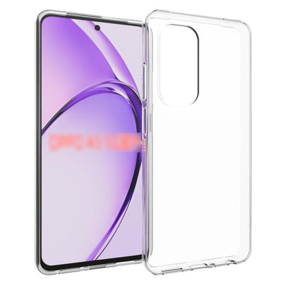 Transparent TPU phone case with camera cutout and slim protective edges