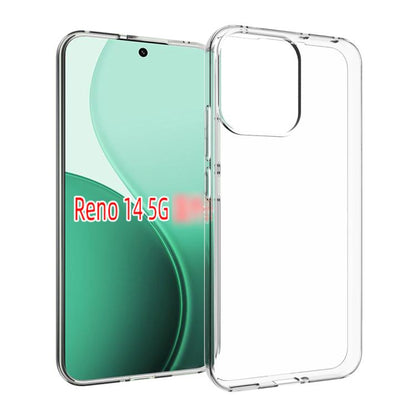 Transparent TPU phone case with camera cutout and slim protective edges