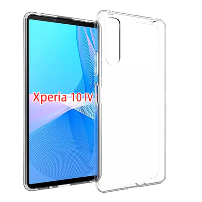 Clear TPU phone case covering a smartphone with camera and side openings