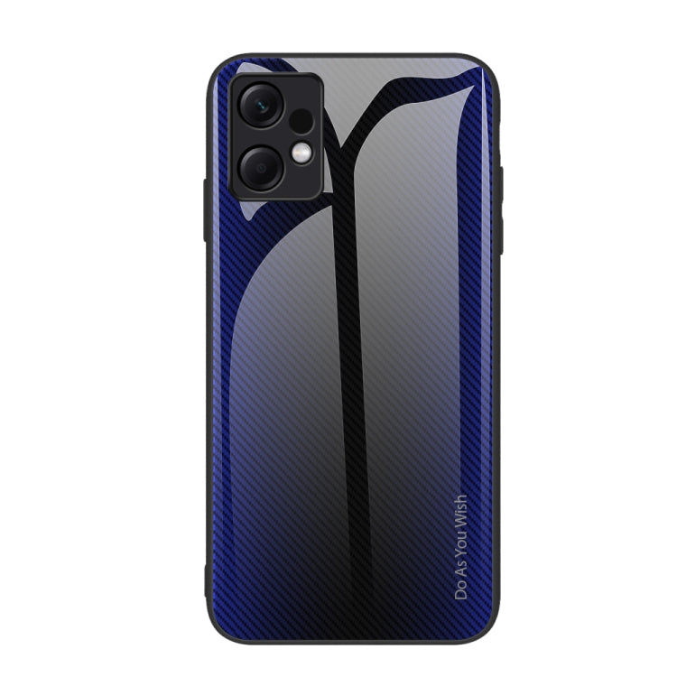 Blue textured TPU phone case with raised camera cutouts and carbon-fiber pattern
