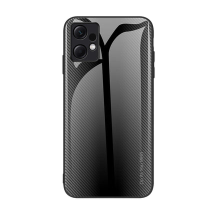 Gray textured TPU phone case with raised camera cutouts and carbon-fiber pattern