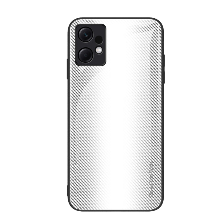 White textured TPU phone case with raised camera cutouts and smooth gradient back