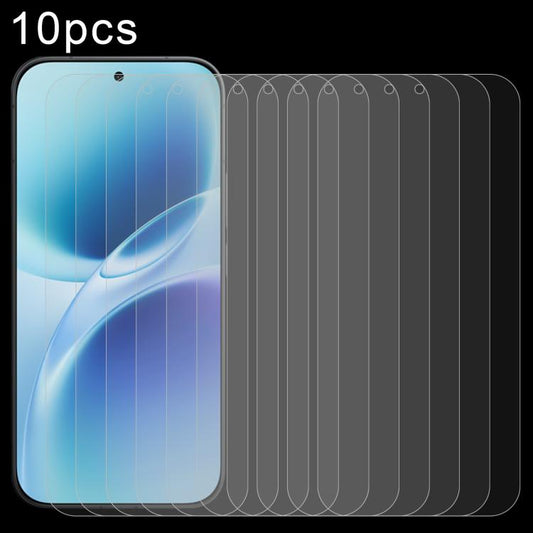 Tempered glass screen protector set, 10-pack, 2.5D curved edge for smartphone screens