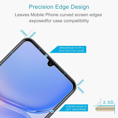 Tempered glass screen protector film with 2.5D curved edge design