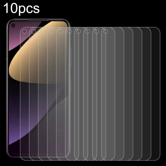 Tempered glass screen protector set of 10, 9H 2.5D curved edge films