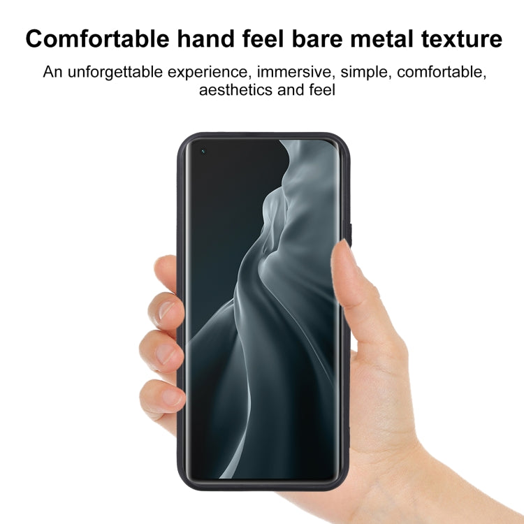 Black TPU phone case on smartphone, showing screen and camera openings