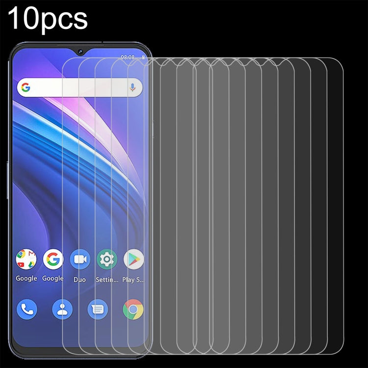 10-pack 2.5D tempered glass screen protector film for CUBOT P80/P60, clear front cover