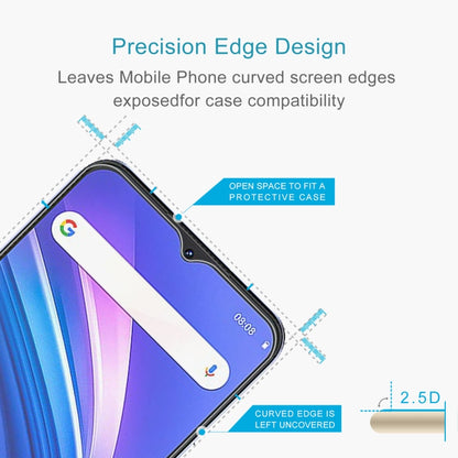 2.5D curved tempered glass screen protector with precision edge for case compatibility