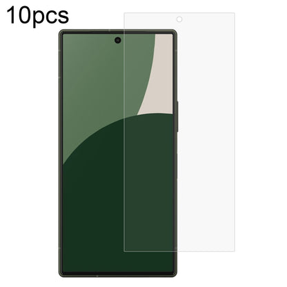 Clear 2.5D tempered glass screen protector, 10-pack, thin glass sheet