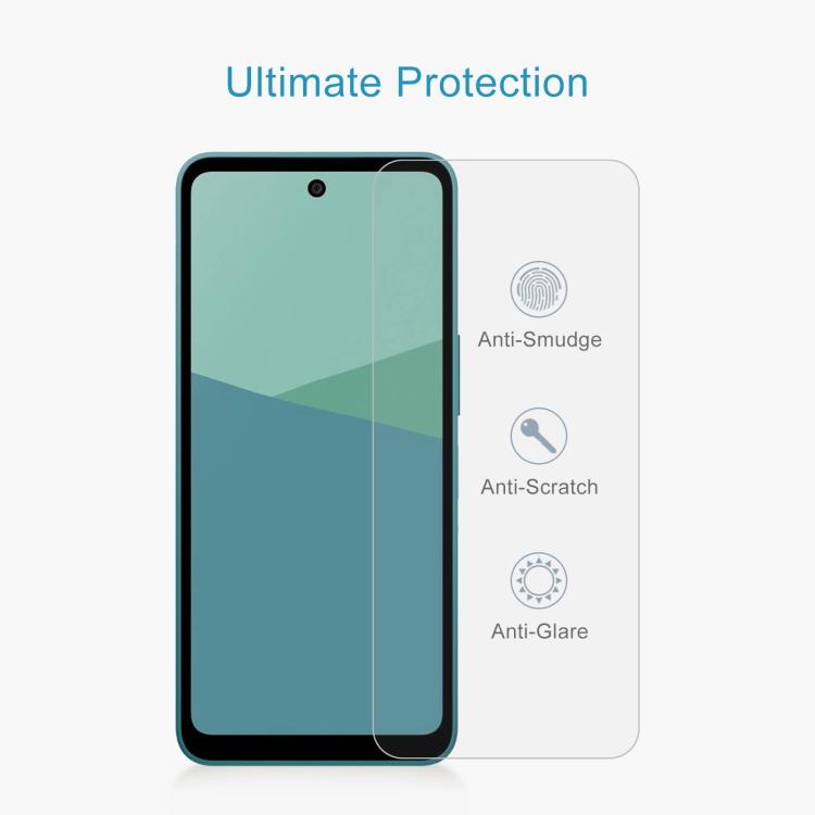 Tempered glass screen protector for smartphone screen with anti-smudge and anti-scratch