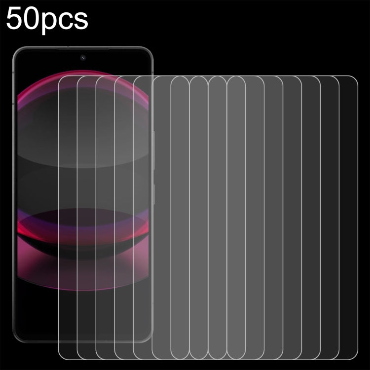 2.5D tempered glass screen protector set, multiple curved films over smartphone screen