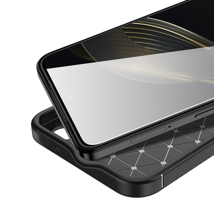 Black TPU phone case with raised edges for screen and camera protection