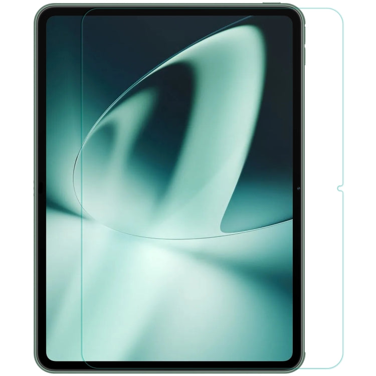 Tempered glass screen protector film for a tablet, with clear rounded cover