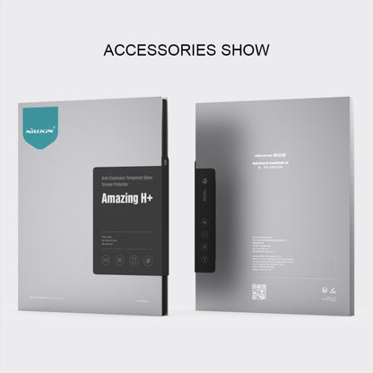 NILLKIN H+ tempered glass film retail box and insert for tablet