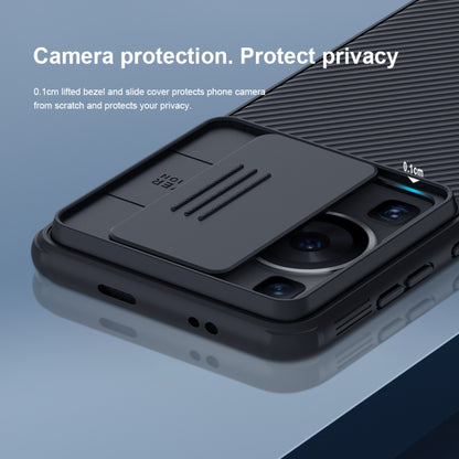 NILLKIN CamShield Pro phone case for Huawei P60 Pro, black with protective camera cover