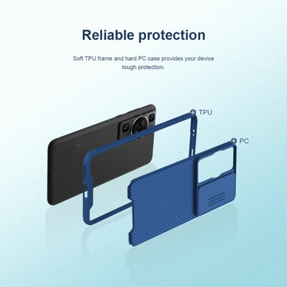 NILLKIN CamShield Pro phone case for Huawei P60 Pro, TPU and hard PC layered protection