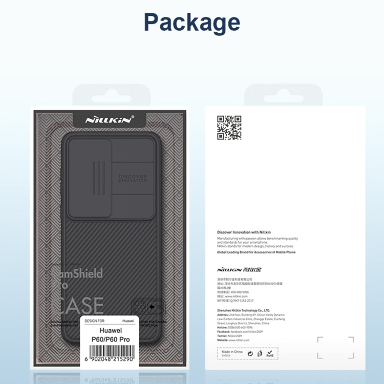 NILLKIN CamShield Pro phone case retail package for Huawei P60 Pro