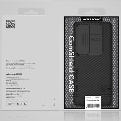 NILLKIN phone case retail box with OnePlus Ace 3V compatibility card.