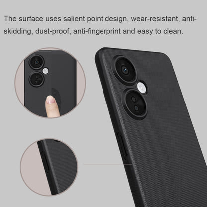 Black textured phone case with raised camera rings and protective edges