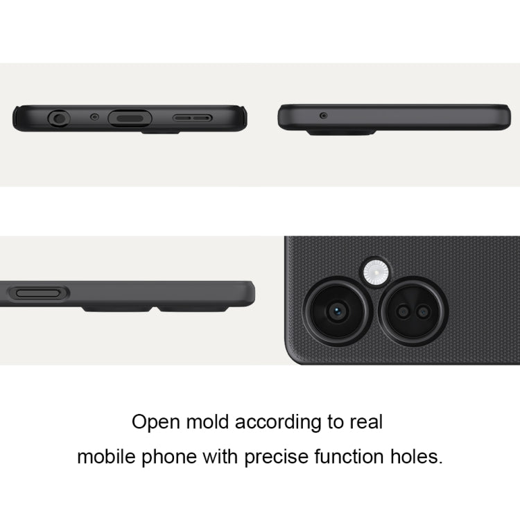Black phone case showing cutouts for buttons, speaker, and camera openings