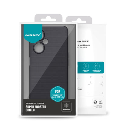 NILLKIN boxed frosted phone case with retail packaging for OnePlus Nord CE 3 Lite