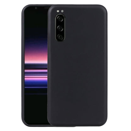 Matte black TPU phone case with camera cutout and snug fit over phone