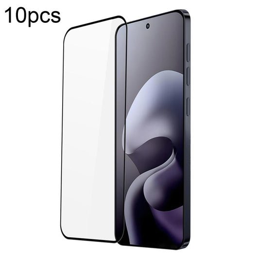 Tempered glass screen protector set with two clear films for a smartphone display