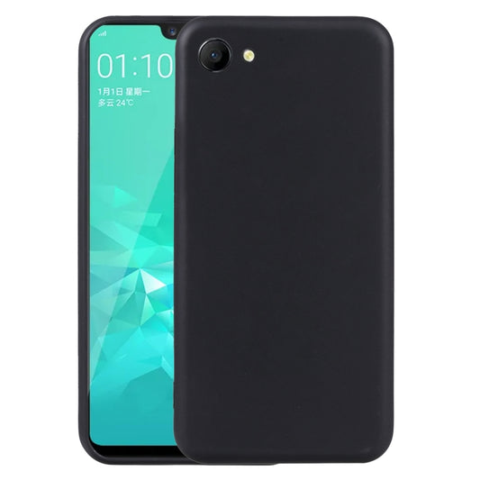 Black TPU phone case with cutouts for camera and ports on a matte surface