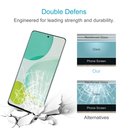 Tempered glass screen protector with reinforced glass layer for impact resistance