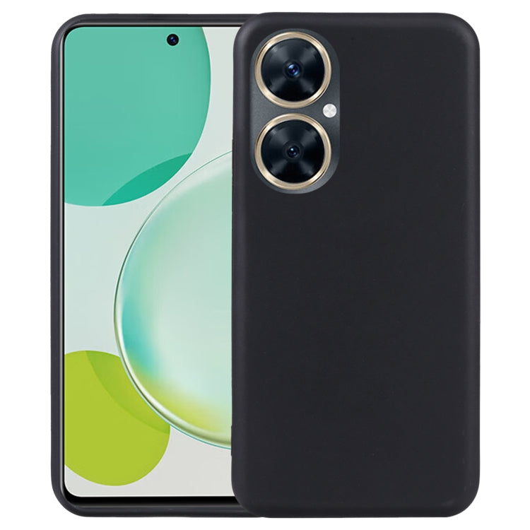 Black TPU phone case with camera cutouts and raised bezel for Huawei Enjoy 60 Pro