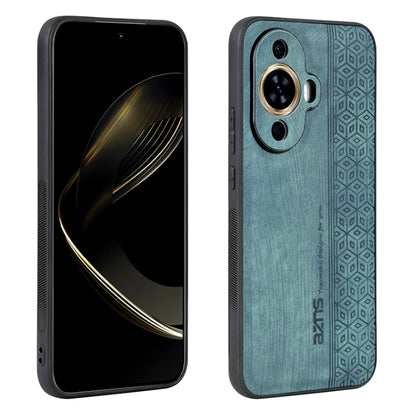 Teal phone case with 3D embossed geometric texture, raised dual-camera cutout and buttons.
