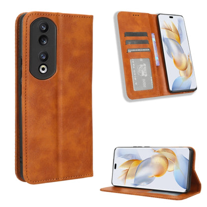 Brown retro-texture leather wallet phone case with card slots, camera cutout, and flip cover