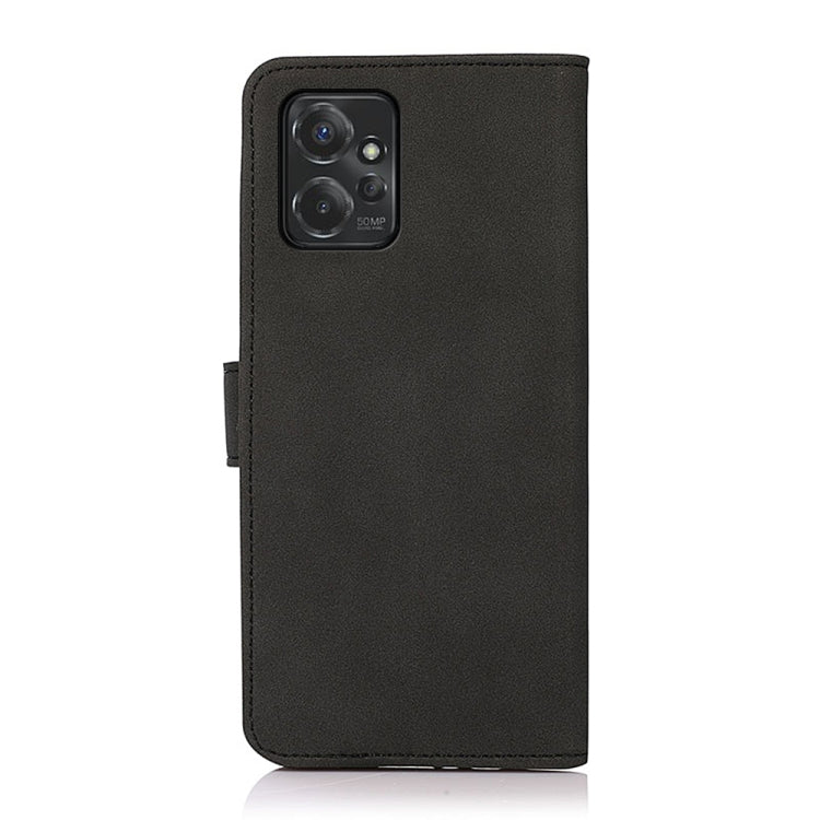 Matte leather phone case for phone back, black finish with camera cutout