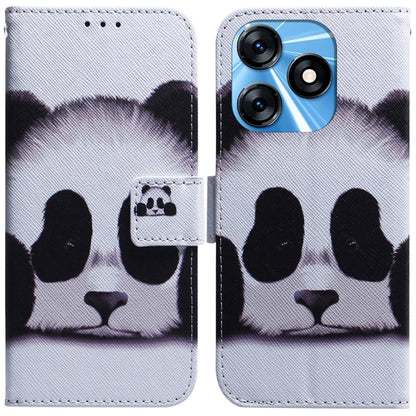 Light flip leather phone case with animal silhouette and paw-print design