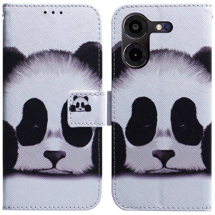 White dog face print flip leather phone case with magnetic closure and card slot