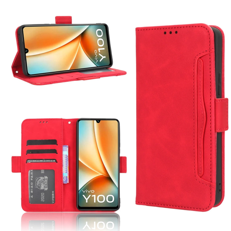 Skin Feel Calf Texture Card Slots Leather Phone Case, For vivo S17e, For vivo Y78 Plus, For vivo Y16 / iQOO Z7i, For vivo Y100 5G, For vivo Y33T 2023, For vivo Y33T / Y33s / Y21 / Y21s
