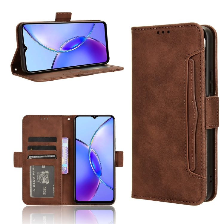 Skin Feel Calf Texture Card Slots Leather Phone Case, For vivo S17e, For vivo Y78 Plus, For vivo Y16 / iQOO Z7i, For vivo Y100 5G, For vivo Y33T 2023, For vivo Y33T / Y33s / Y21 / Y21s