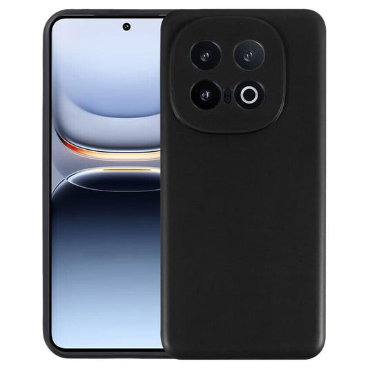 Black TPU phone case with camera cutouts and side coverage for protection