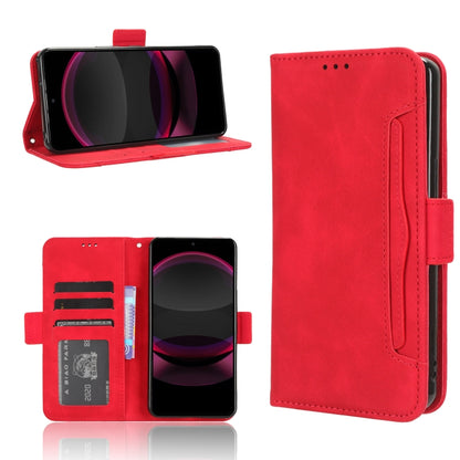 Skin Feel Calf Texture Card Slots Leather Phone Case, For Sharp Aquos wish6, For Sharp Aquos R11, For Sharp Aquos Sense10, For Sharp Aquos R10, For Sharp Aquos wish5, For Sharp Basio Active3, For Sharp Aquos Sense9, For Sharp Aquos R9 Pro              ...
