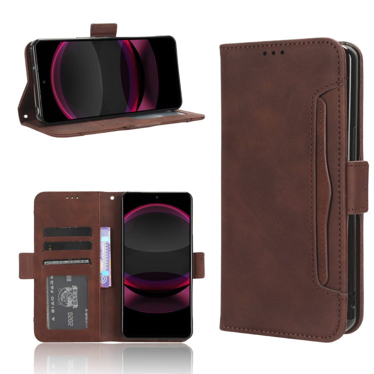 Skin Feel Calf Texture Card Slots Leather Phone Case, For Sharp Aquos wish6, For Sharp Aquos R11, For Sharp Aquos Sense10, For Sharp Aquos R10, For Sharp Aquos wish5, For Sharp Basio Active3, For Sharp Aquos Sense9, For Sharp Aquos R9 Pro              ...