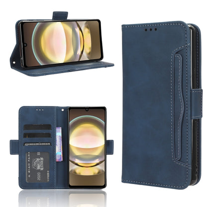 Skin Feel Calf Texture Card Slots Leather Phone Case, For Sharp Aquos wish6, For Sharp Aquos R11, For Sharp Aquos Sense10, For Sharp Aquos R10, For Sharp Aquos wish5, For Sharp Basio Active3, For Sharp Aquos Sense9, For Sharp Aquos R9 Pro              ...