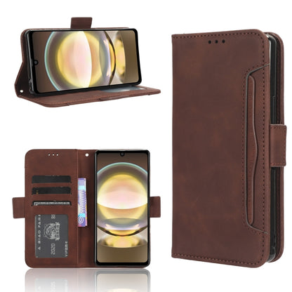 Skin Feel Calf Texture Card Slots Leather Phone Case, For Sharp Aquos wish6, For Sharp Aquos R11, For Sharp Aquos Sense10, For Sharp Aquos R10, For Sharp Aquos wish5, For Sharp Basio Active3, For Sharp Aquos Sense9, For Sharp Aquos R9 Pro              ...