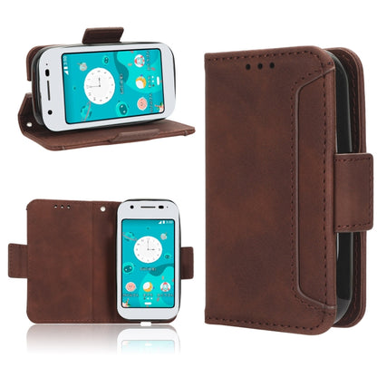 Skin Feel Calf Texture Card Slots Leather Phone Case, For Sharp Aquos wish6, For Sharp Aquos R11, For Sharp Aquos Sense10, For Sharp Aquos R10, For Sharp Aquos wish5, For Sharp Basio Active3, For Sharp Aquos Sense9, For Sharp Aquos R9 Pro              ...
