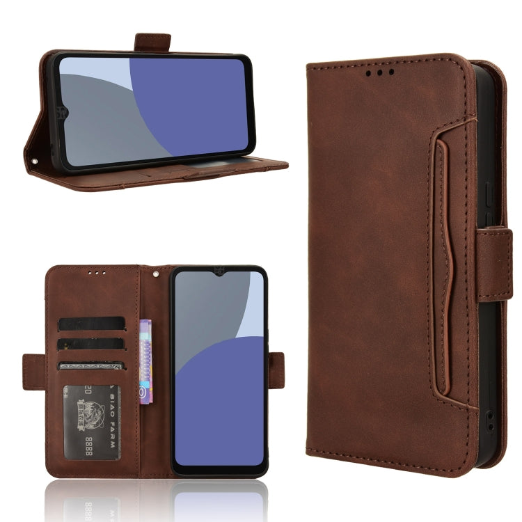 Skin Feel Calf Texture Card Slots Leather Phone Case, For Sharp Aquos wish6, For Sharp Aquos R11, For Sharp Aquos Sense10, For Sharp Aquos R10, For Sharp Aquos wish5, For Sharp Basio Active3, For Sharp Aquos Sense9, For Sharp Aquos R9 Pro              ...